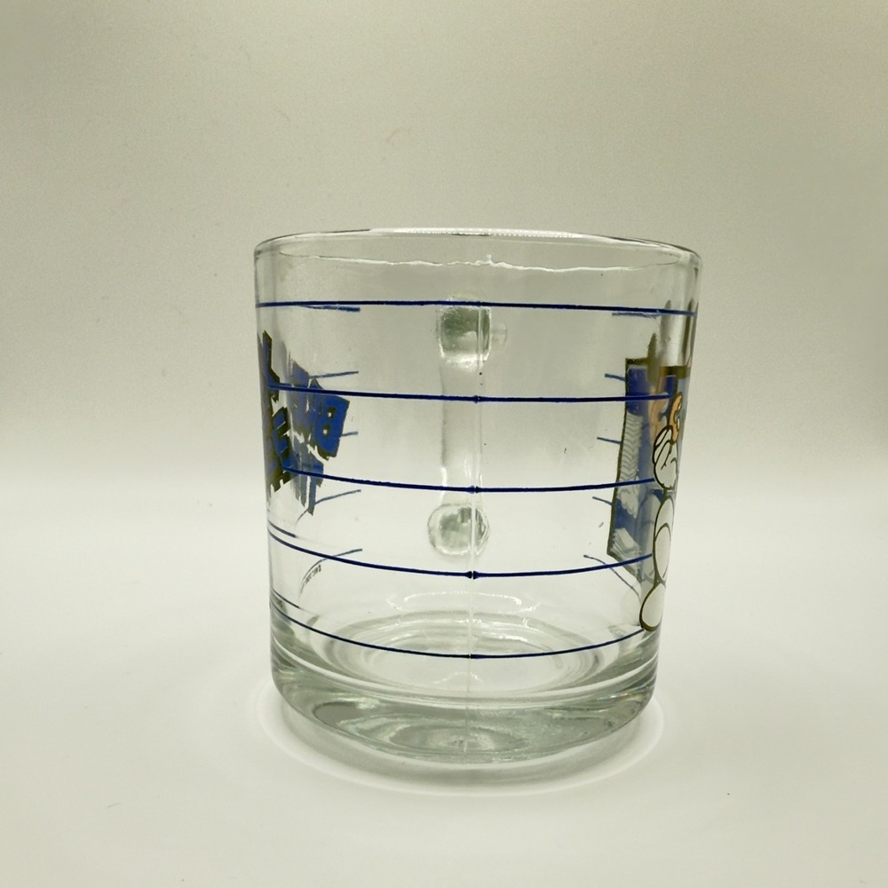 Vintage Disney Mickey Mouse Break Time Glass Mug Anchor Hocking USA - Picture 7 of 9
